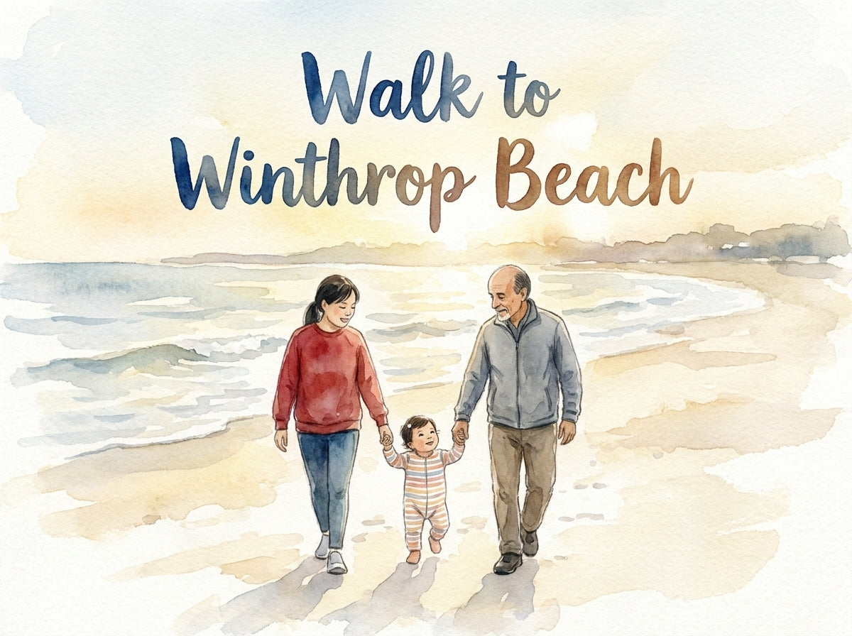 Walk to Winthrop Beach