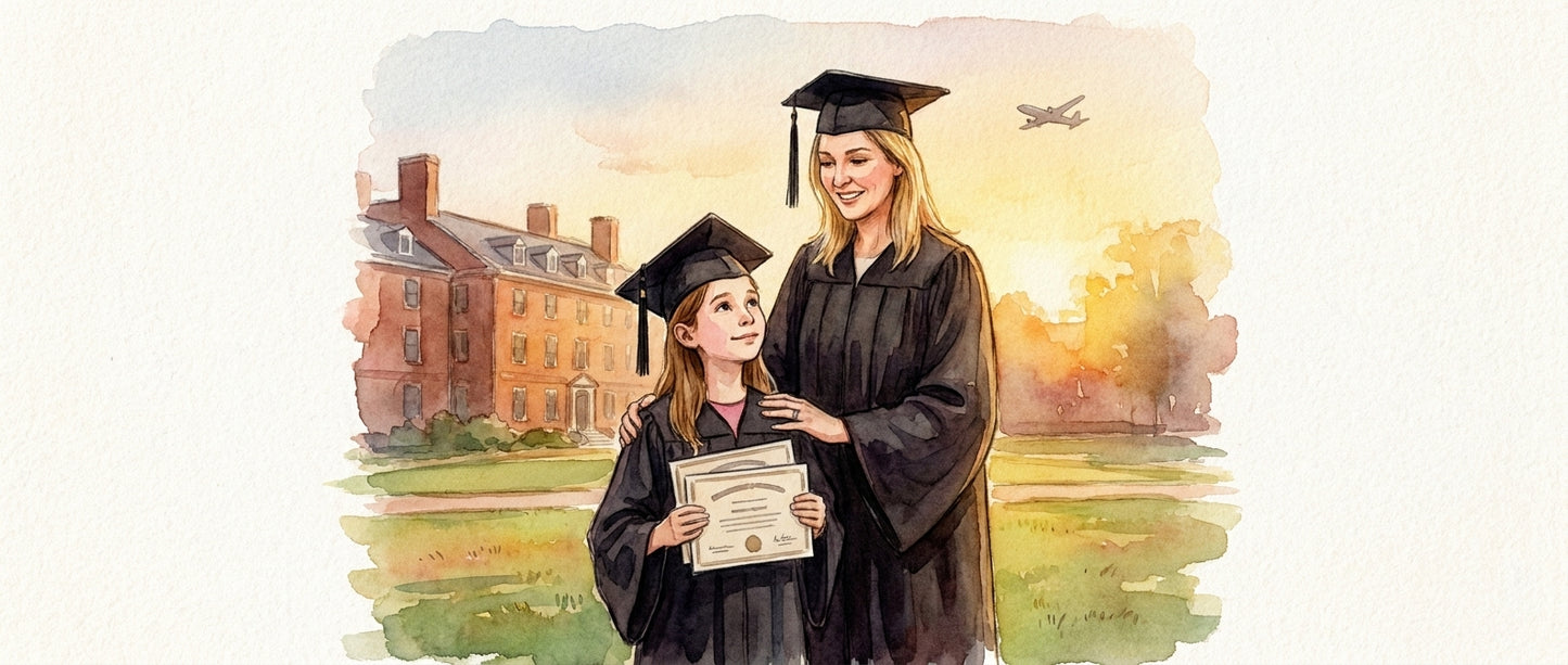 Two Diplomas, One Promise