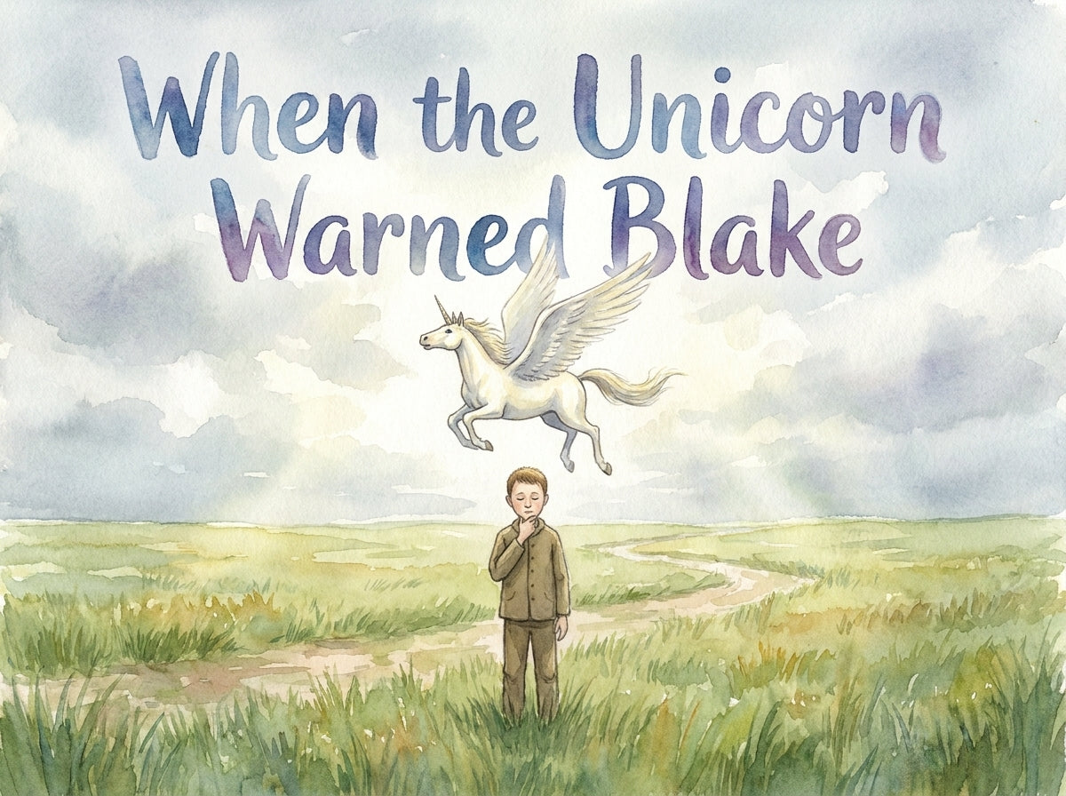 When the Unicorn Warned Blake