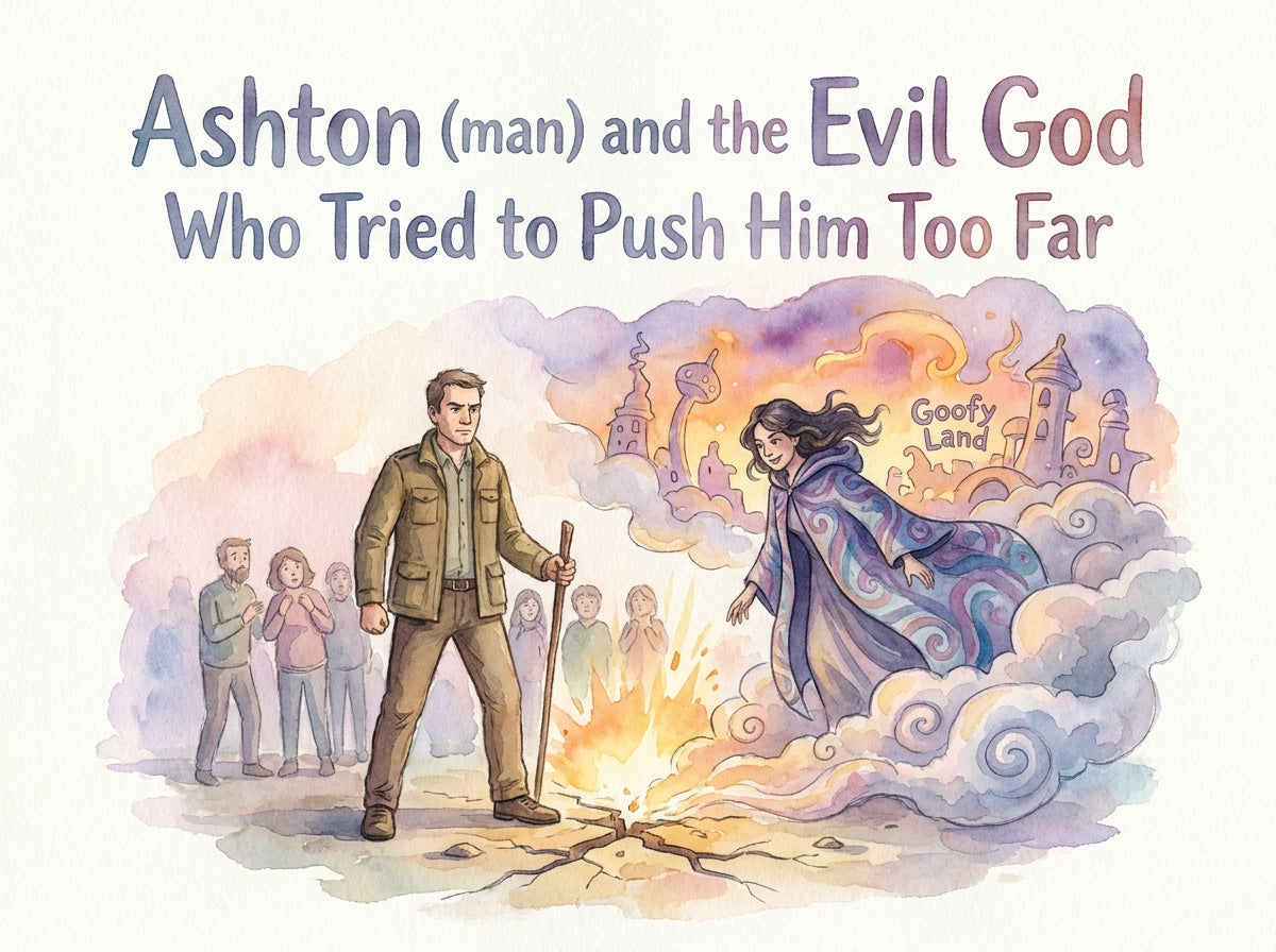Ashton and the Evil God Who Tried to Push Him Too Far
