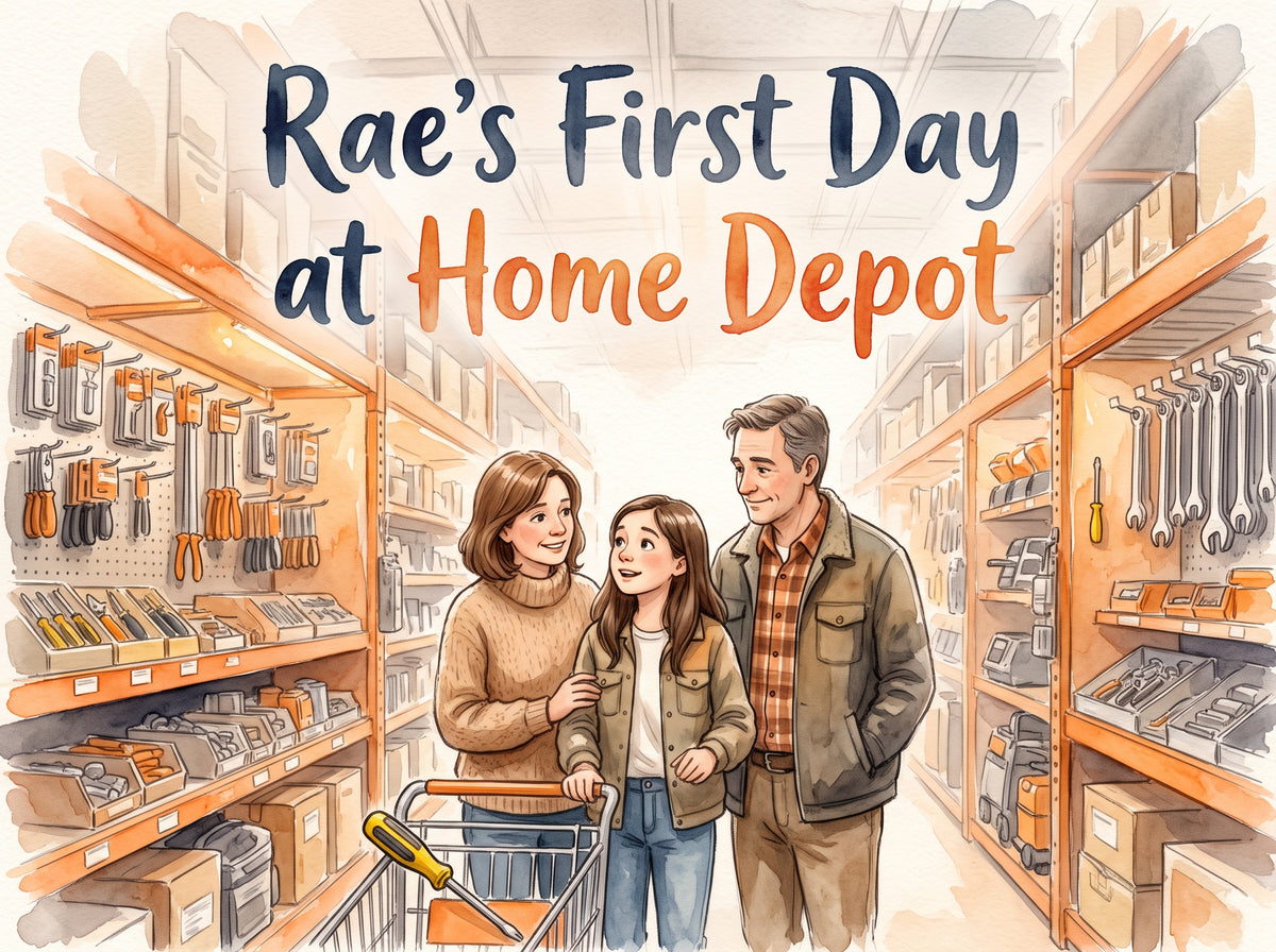Rae's First Day at Home Depot
