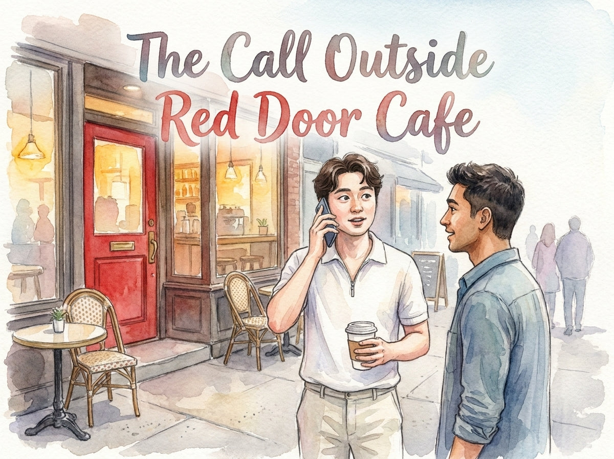 The Call Outside Red Door Cafe