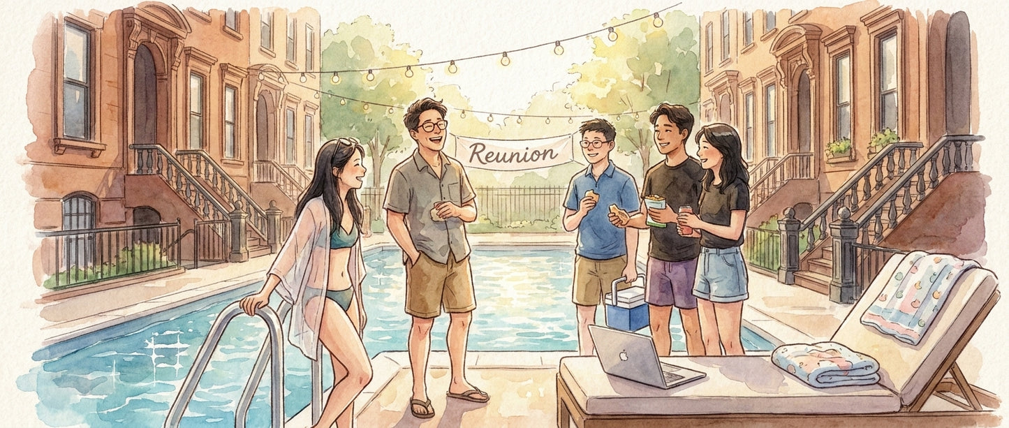 Poolside Promises and New Beginnings