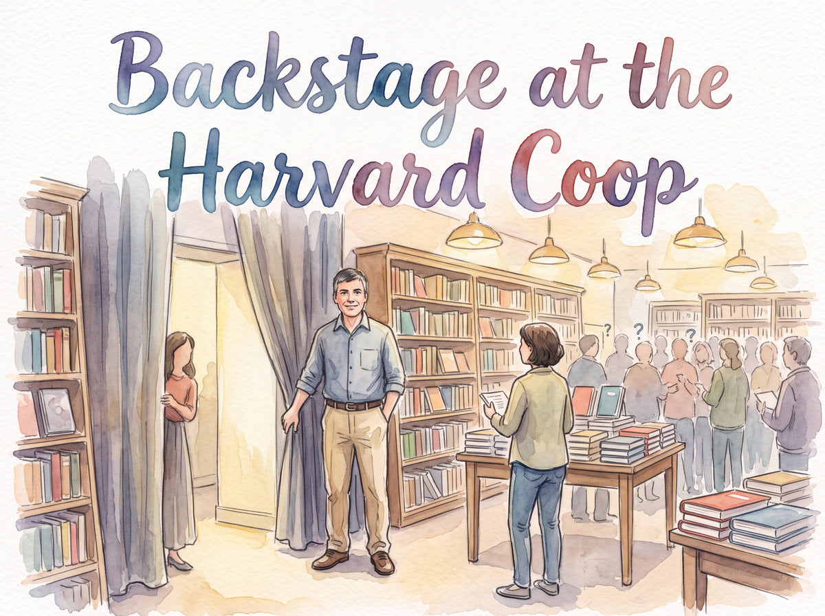 Backstage at the Harvard Coop