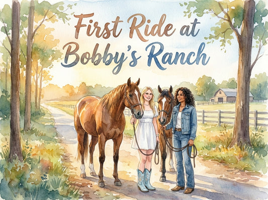 First Ride at Bobby's Ranch