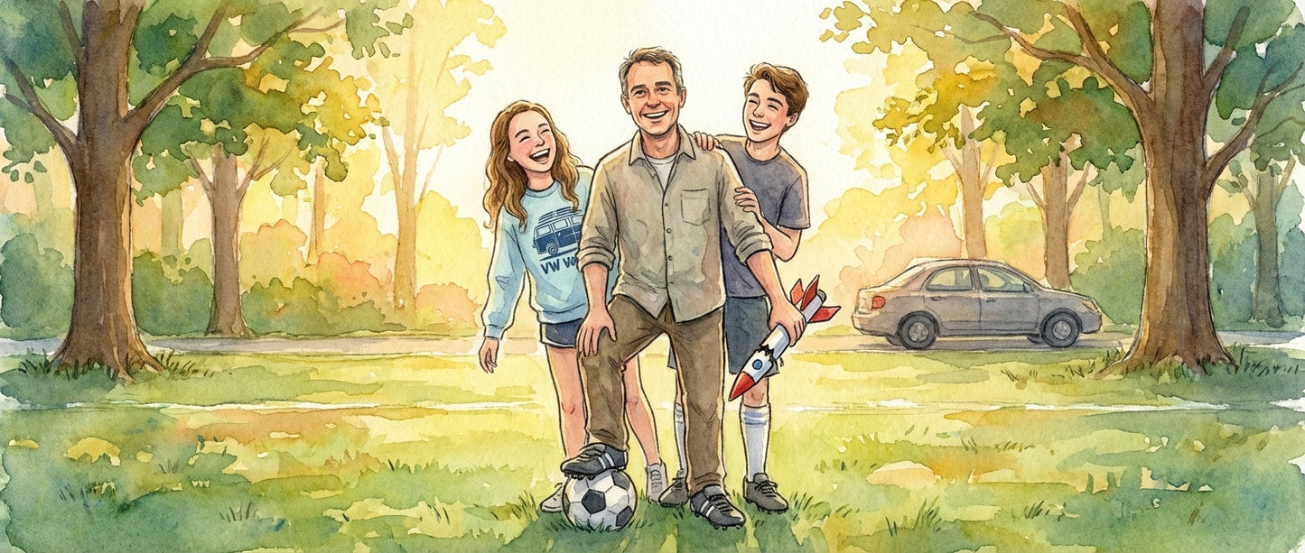 Soccer, A Rocket, and a Laugh