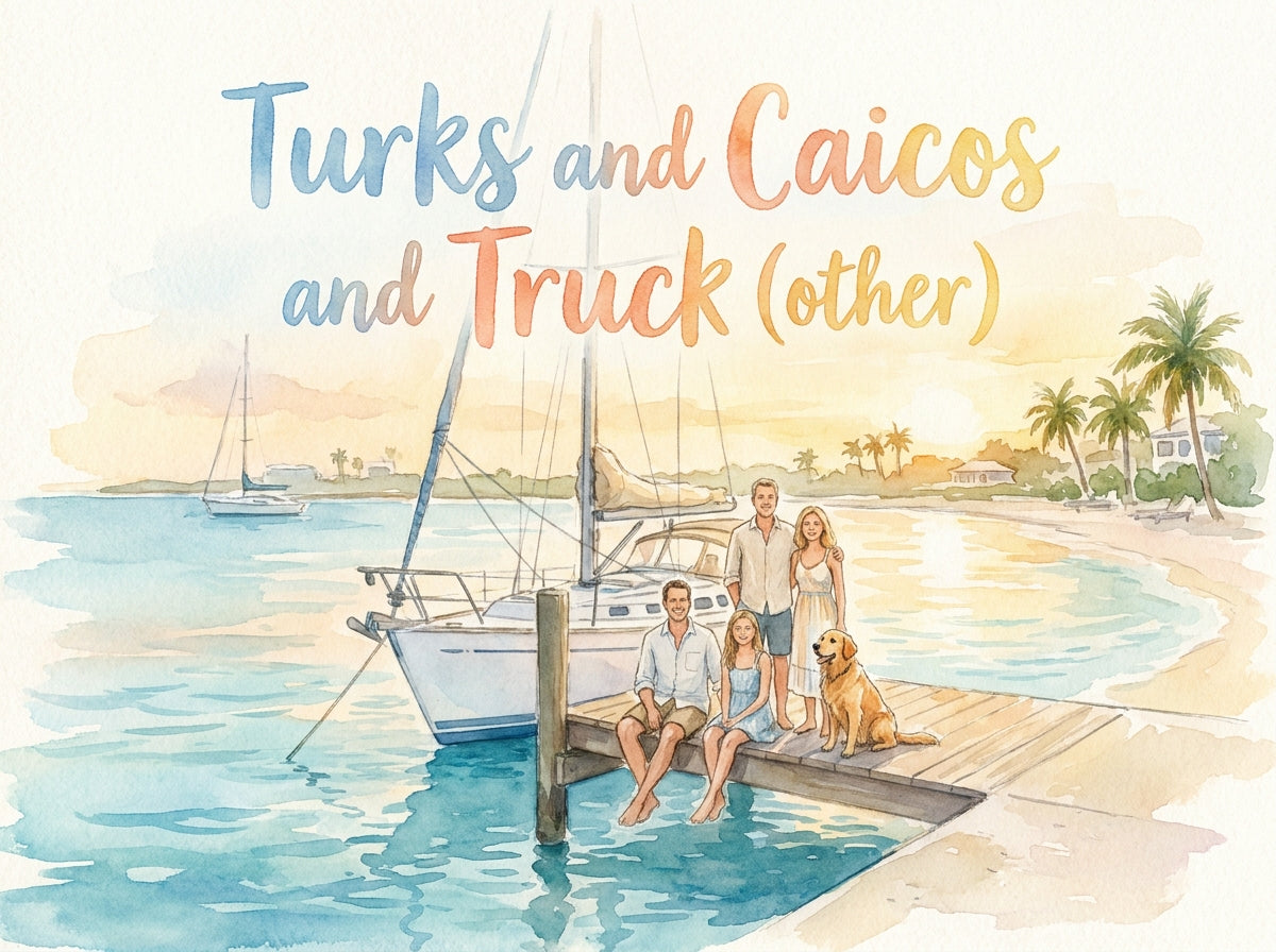 Turks and Caicos and Truck