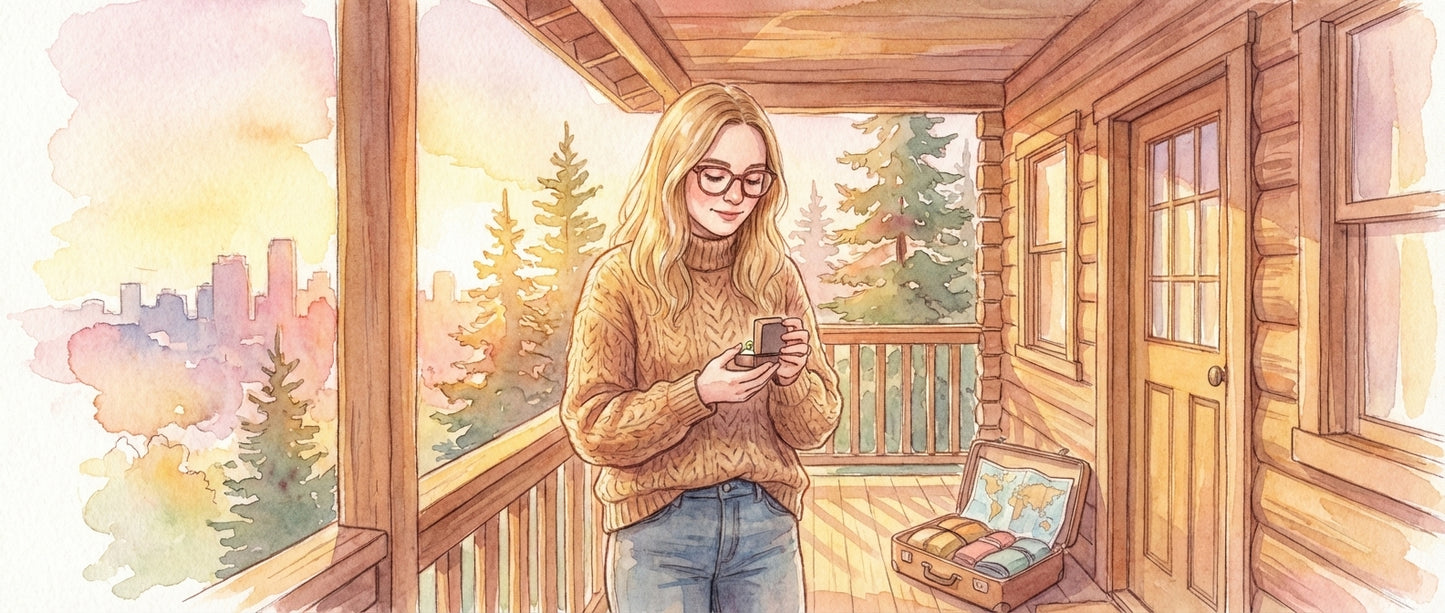 From Belgium to a Cabin: Choosing Each Other Again