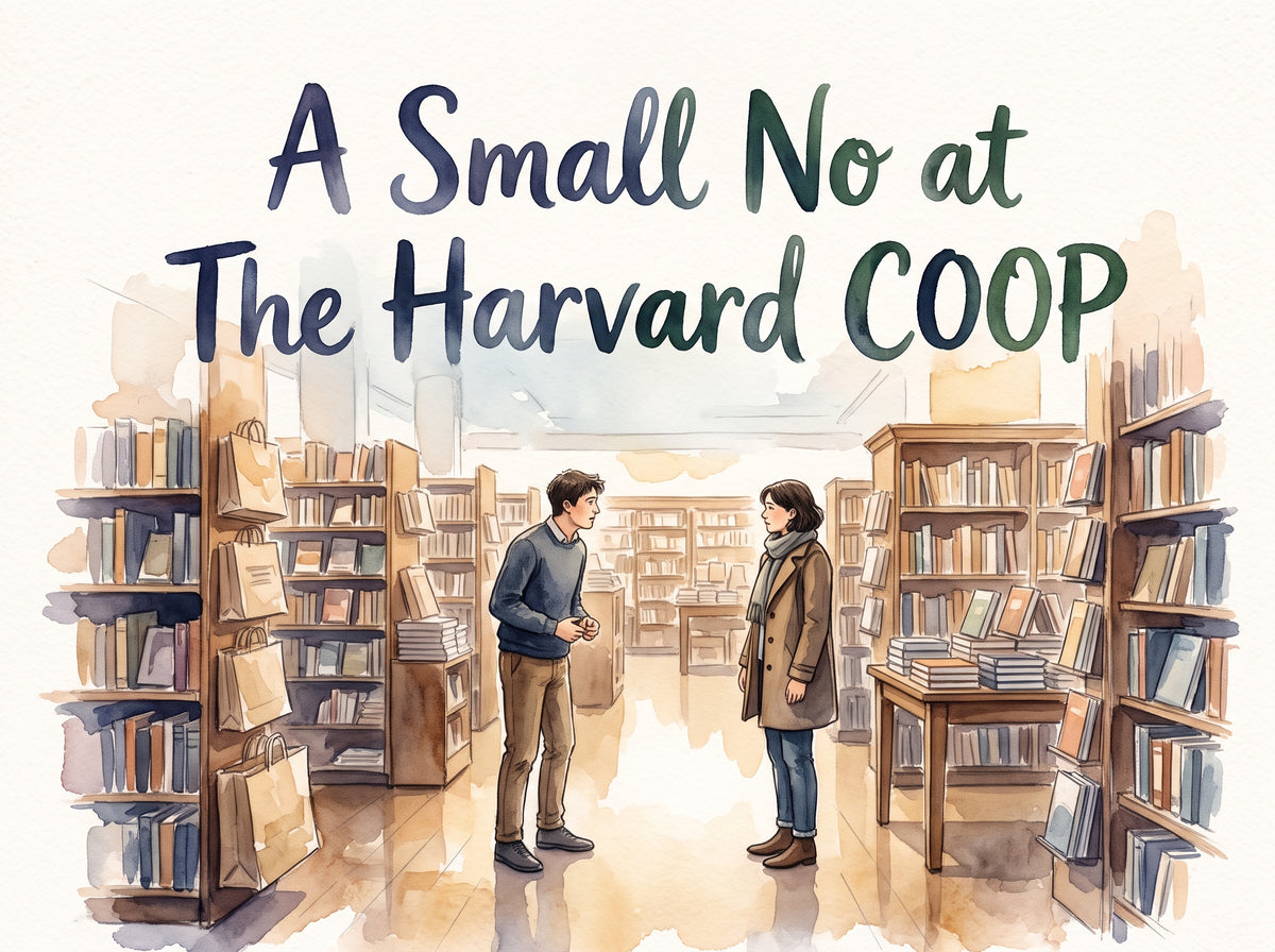 A Small No at The Harvard COOP