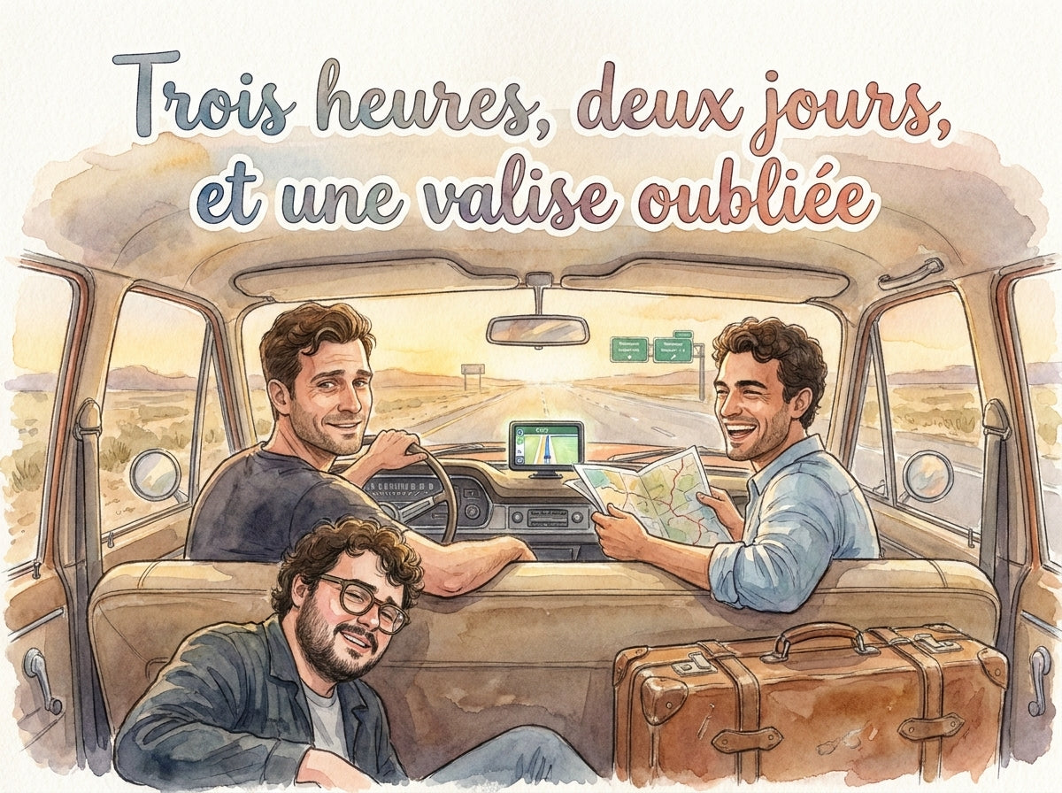Trois heures, deux jours, et une valise oubliée