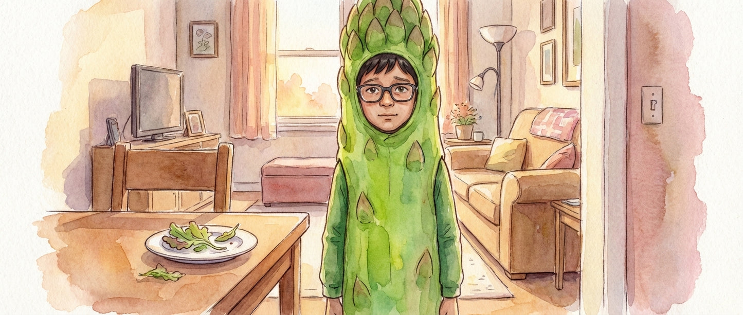 The Asparagus and the Salad