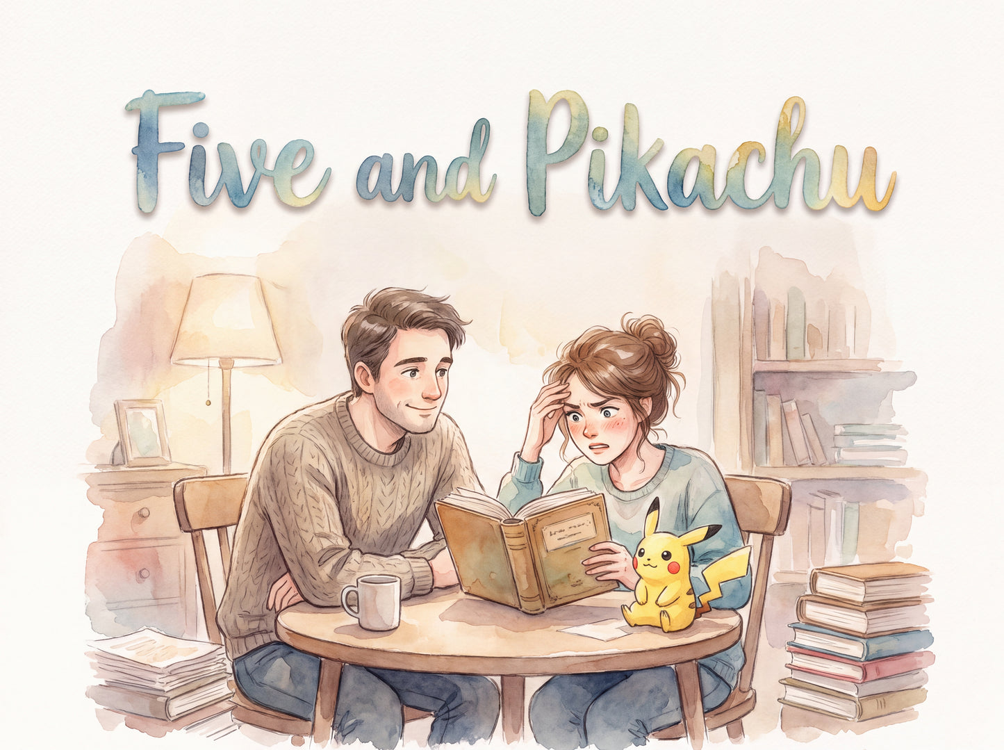 Five and Pikachu